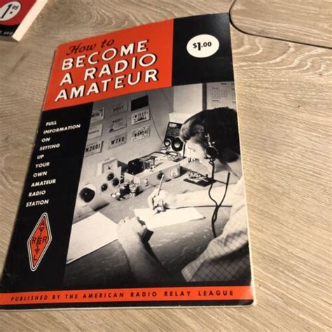 How To Become A Radio Amateur 1968 Vintage Book Ham Arrl Ebay