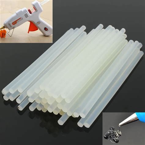 50pcs Plastic Hot Melt Glue Stick For For Plastic Wood Fabric Electronics Leather Handicraft