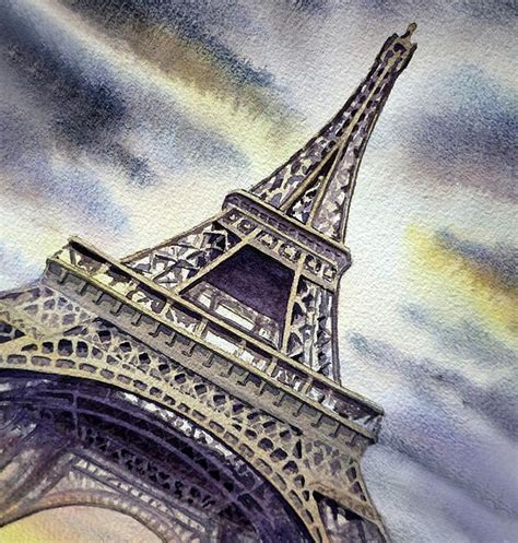 The Eiffel Tower Eiffel Tower Painting Eiffel Tower Art Eiffel Tower