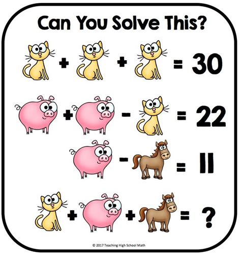 Algebra Critical Thinking Logic Puzzles Can You Solve This Emoji