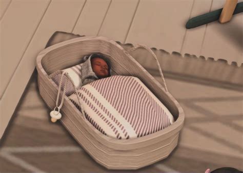 Baby Bag Poses By Rebekhanasims Patreon Sims Baby Sims 4 Children