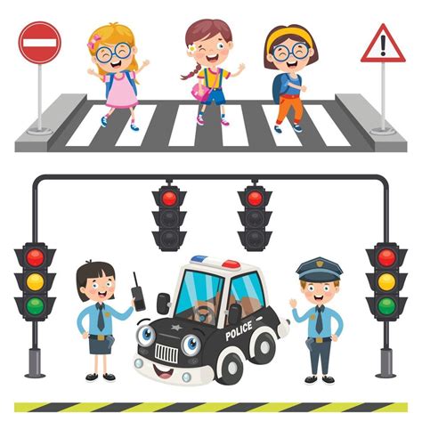 Traffic Concept Drawing 2538984 Vector Art At Vecteezy