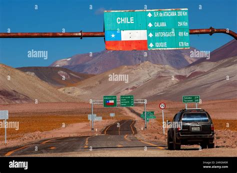 The Argentinachile Border Near Paso Sico Here Starts The Tarmac Road