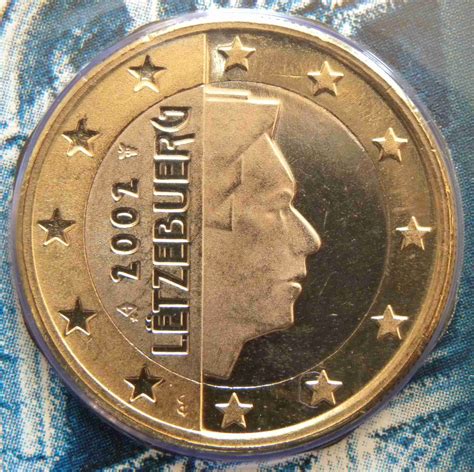 Luxemburg 1 Euro Münze 2002 Euro Muenzentv Der Online Euromünzen