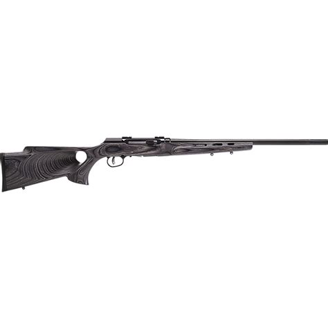 Savage A22 Target Thumbhole Rifle 22 Wmr 22 In Grey Wood Laminated