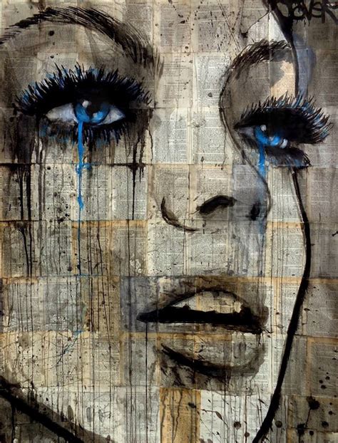 Artist Loui Jover Creates Adorable Portraits Of Women With Black Ink On
