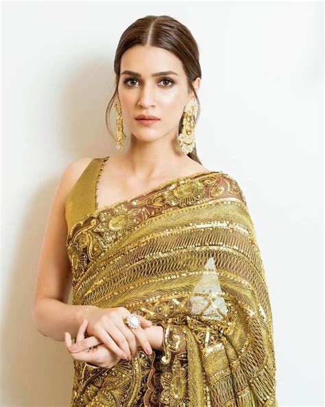 Kriti Sanon Show You How To Rock Traditional Saree In Modern Ways