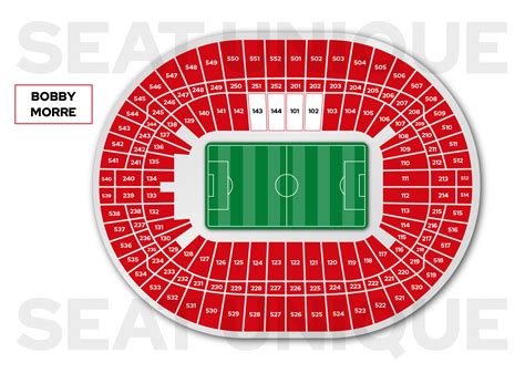 Wembley Stadium Seating Chart Elcho Table