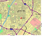 Santa Ana Zip Code Map – Map Vector