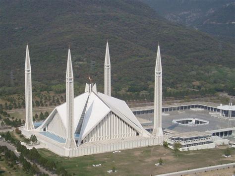 Faisal Mosque Islamabad Pakistan Mosque Architecture Mosque Design