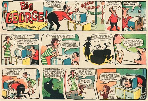 Mike Lynch Cartoons Virgil Vip Partch 1961 Big George Tour Part 1