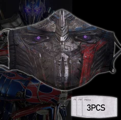 Optimus Prime Face Mask Dnstyles Leesilk Shop