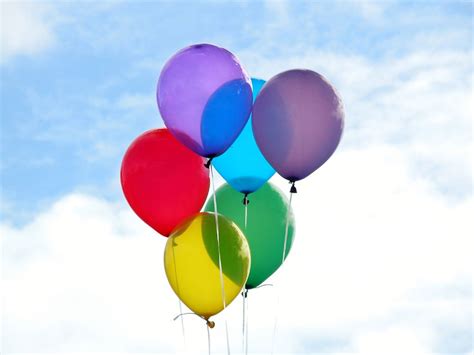 Free Colored Balloons Stock Photo