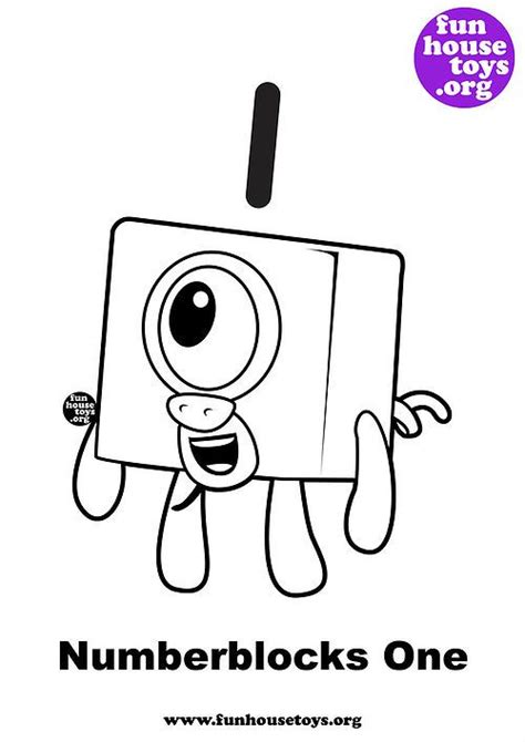 Free Printable Numberblocks Coloring Pages Numberblocks Coloring