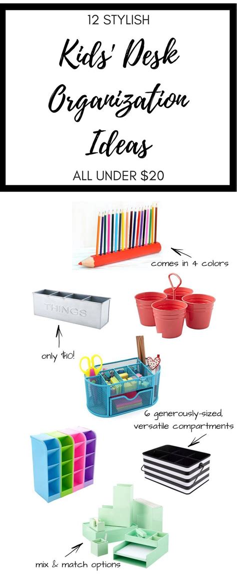 Awesome Kids Desk Organization Ideas And Theyre All Under 20 Craft