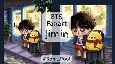 BTS Fanart Jimin And Chi Chibi Speed Drawing Roni Pool YouTube