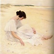 William Henry Margetson | Castles of Sand, 1898 | Masterpieces | Tutt'Art@