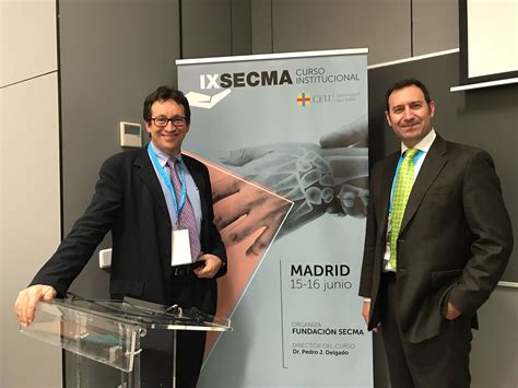 Dr Ayala, en el IX Curso Institucional de Cirugía de Mano y Muñeca