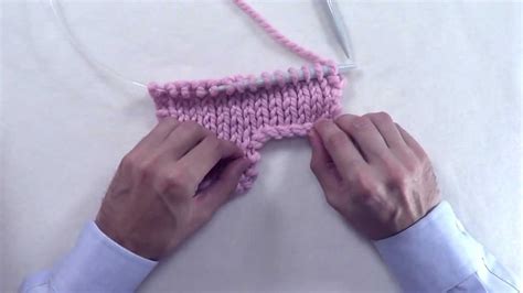 Knitting How To Cast On Stitches At End Of Row Youtube