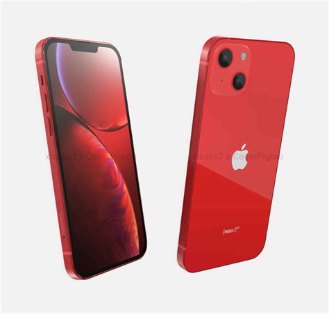 Iphone 13 Productred Un Premier Rendu Du Modèle Rouge