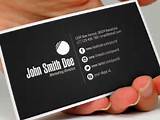 Business Cards With Social Media Details Pictures