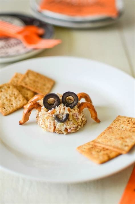 Halloween Cheese Ball Creepy Crawlers Sofabfood Recipe Halloween
