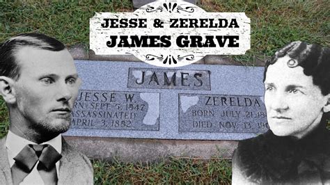 Jesse James Grave At Mount Olivet Cemetery Kearney Missouri Youtube