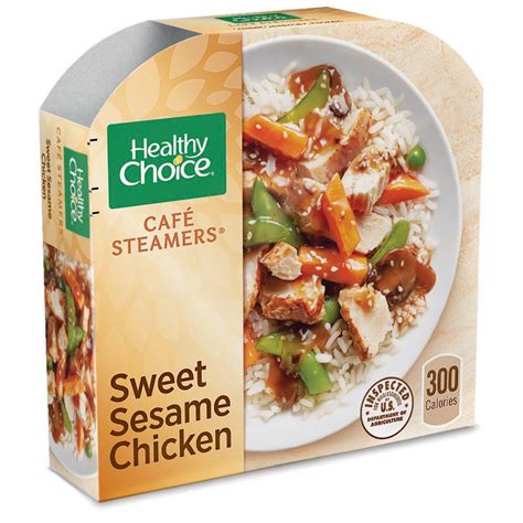 For me, the key to those easy meals is keeping my kitchen stocked with pantry staples like delicious and easy knorr sides. Healthy Choice Cafe Steamers Frozen Dinner Sweet Sesame ...