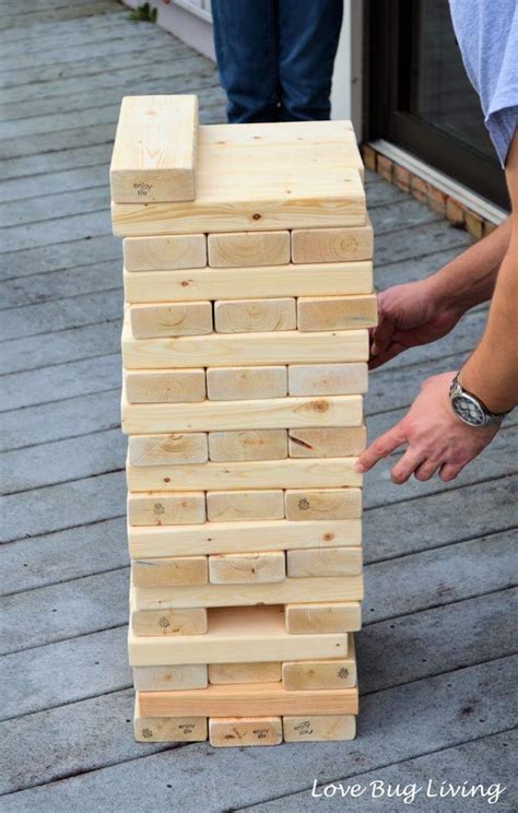 30 Awesome Things You Can Build With 2x4s With Images Jenga Diy
