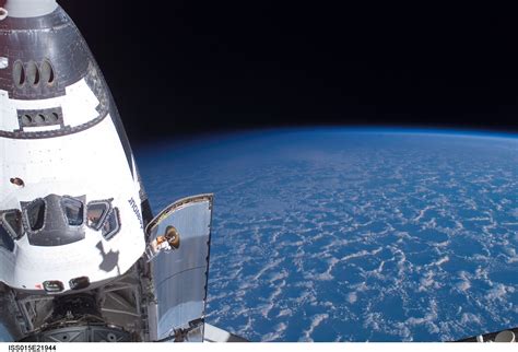 Magnificent View From Space Shuttle Endeavour In Orbit Space