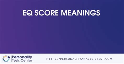 Eq Score Meanings Guide