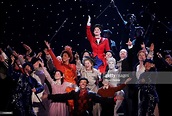 Cast of the play "Mary Poppins" perform onstage at the 61st Annual ...