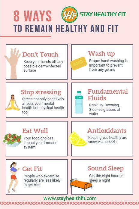 8 Ways To Remain Healthy And Fit How To Stay Healthy Ways To Stay