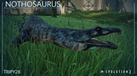 Trips Camp Cretaceous Nothosaurus New Species At Jurassic World Evolution 2 Nexus Mods And