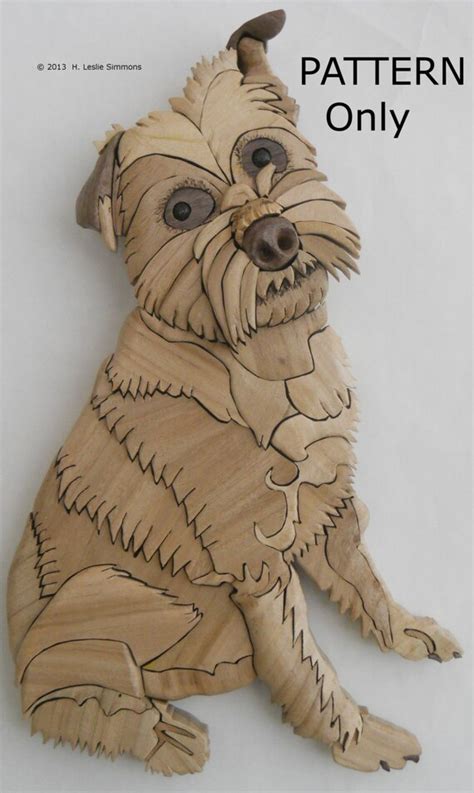 Intarsia Pet Portrait Pattern For A Schnoodle By Lessimmons