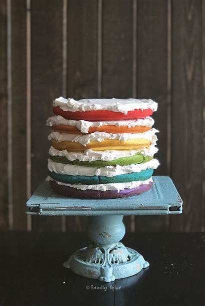 Cake Unicorn Rainbow Layers Frosting Cakes Birthday