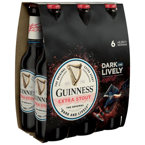 Guinness Extra Stout 6x033l Bei Rewe Online Bestellen