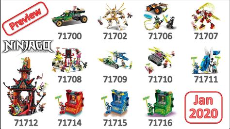 All New Lego Ninjago 2020 Sets Preview Youtube