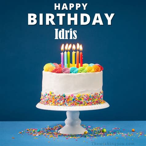 100 Hd Happy Birthday Idris Cake Images And Shayari