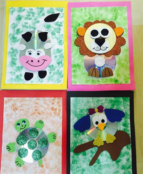 Cd Animal Crafts For Kids Crafty Morning