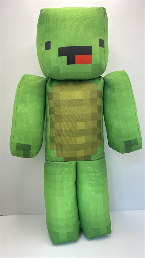 Mikey Plush Toy Minecraft Youtuber From Mikey And Jj Etsy Finland