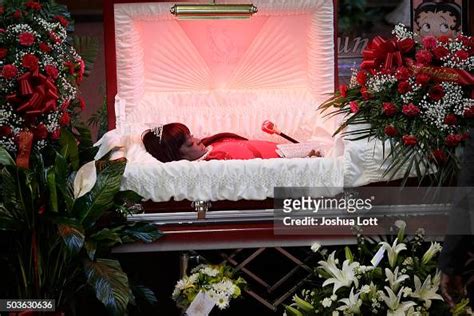 Bettie Jones Lays In Her Casket During Her Funeral At New Mount