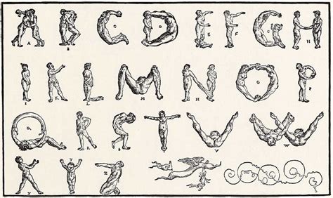 The Human Alphabet The Public Domain Review