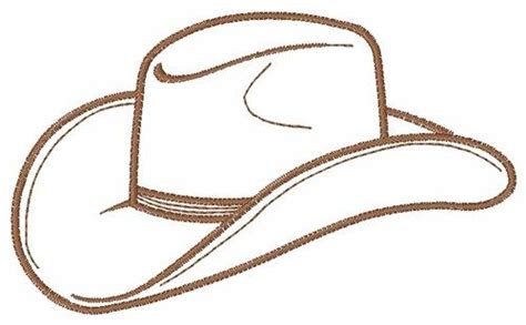 Cowboy Hat Embroidery Design | Cowboy hat embroidery, Cowboy embroidery, Cowboy design
