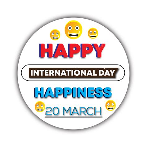 International Happy Day Vector Hd Png Images International Day Of