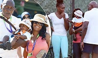 Venus Williams has a young new fan as her father, 71, brings his baby ...