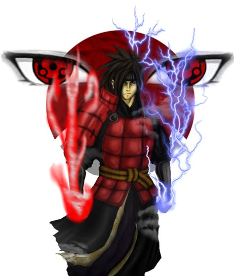 Anime Madara Uchiha Png Gambar Transparan Png Mart