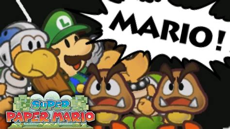 Luigi Se Fait Attaquer Super Paper Mario 09 Youtube
