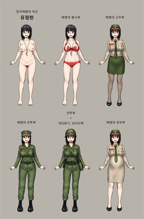 Rule 34 Breasts Clothing Color Female Female Soldier Gogocherry Hair