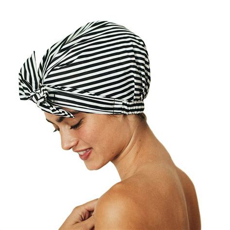 Kitsch Luxury Shower Cap For Women Waterproof Reusable Shower Caps